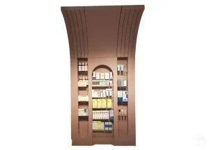 Custom Arched Display Alcove.