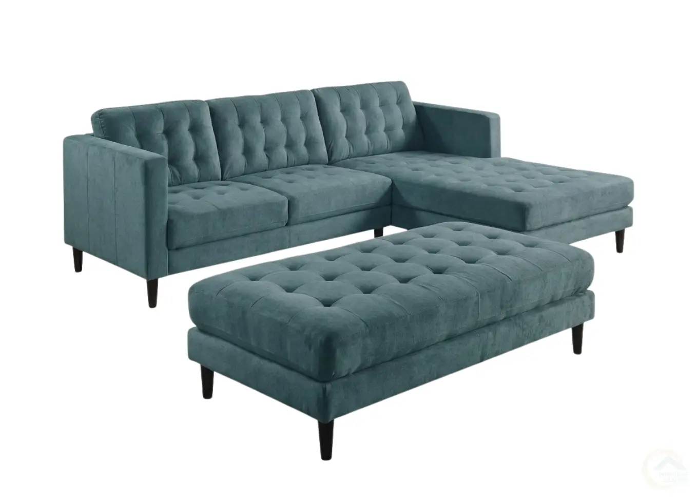 Minimalist L-Shaped Sectional Couch