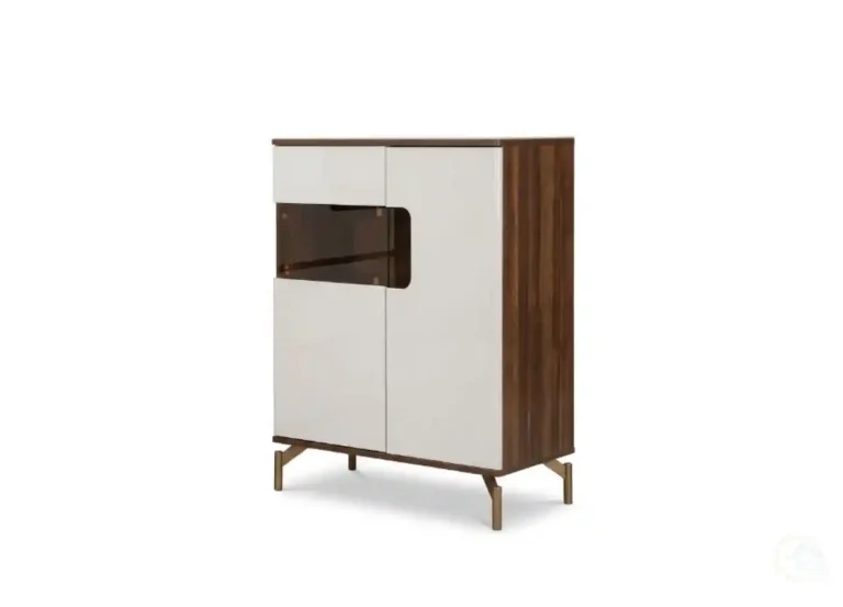 short cabinet, lowboard, or sideboard.