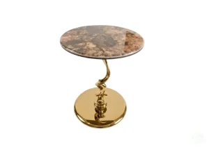 luxury marble accent table